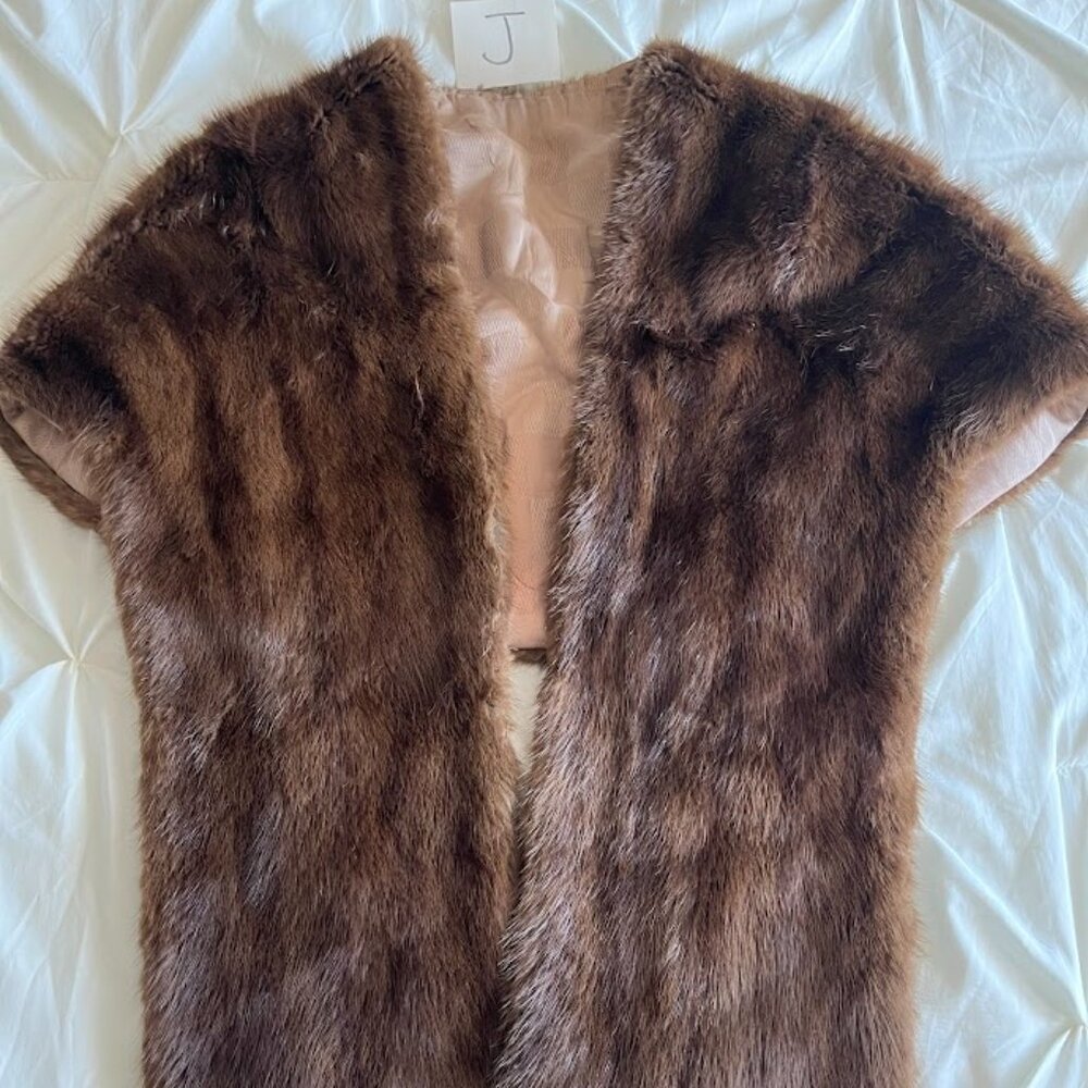 SOLD Vintage Fur Stole - One Size Fits All